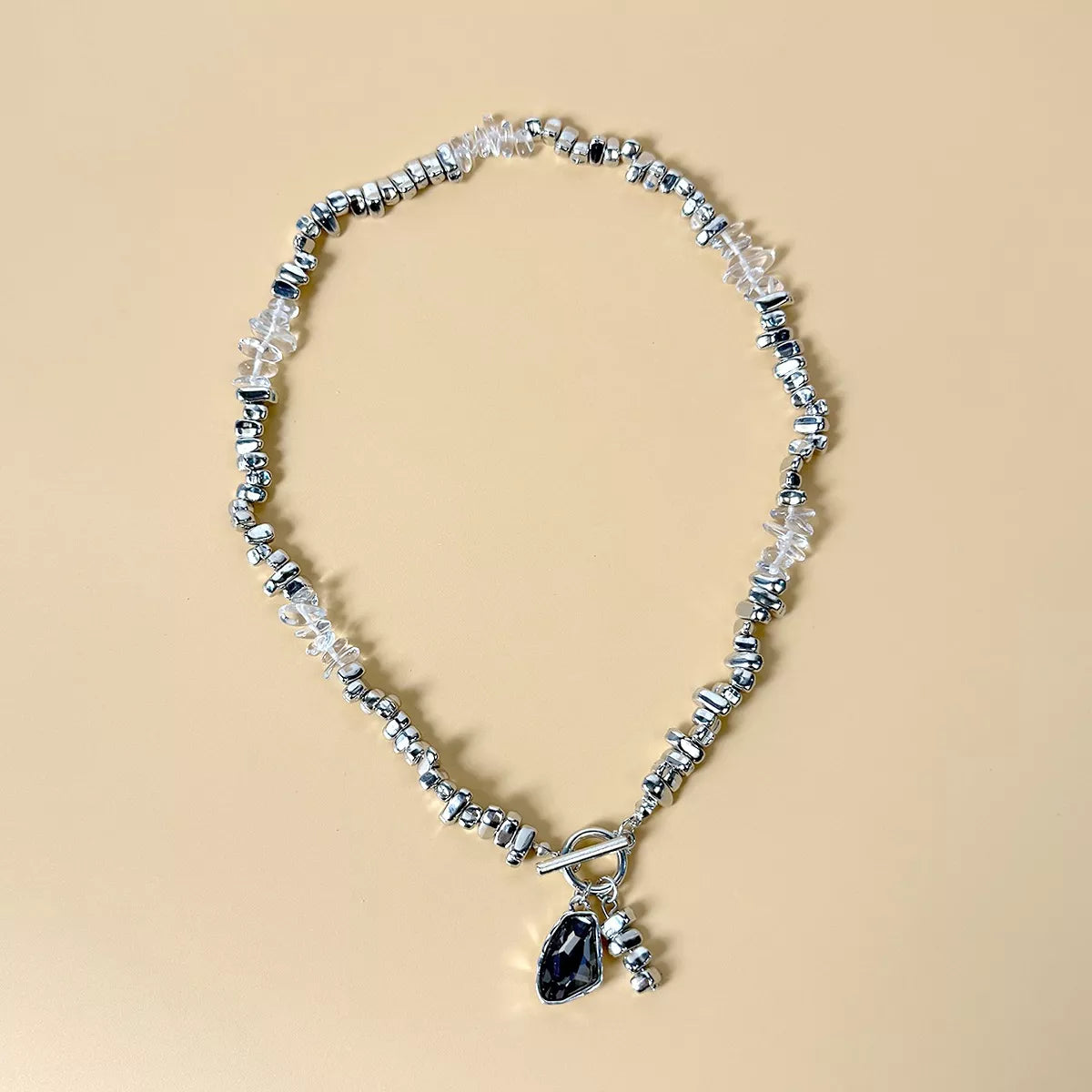 Chunky Gemstone Pendant Necklace