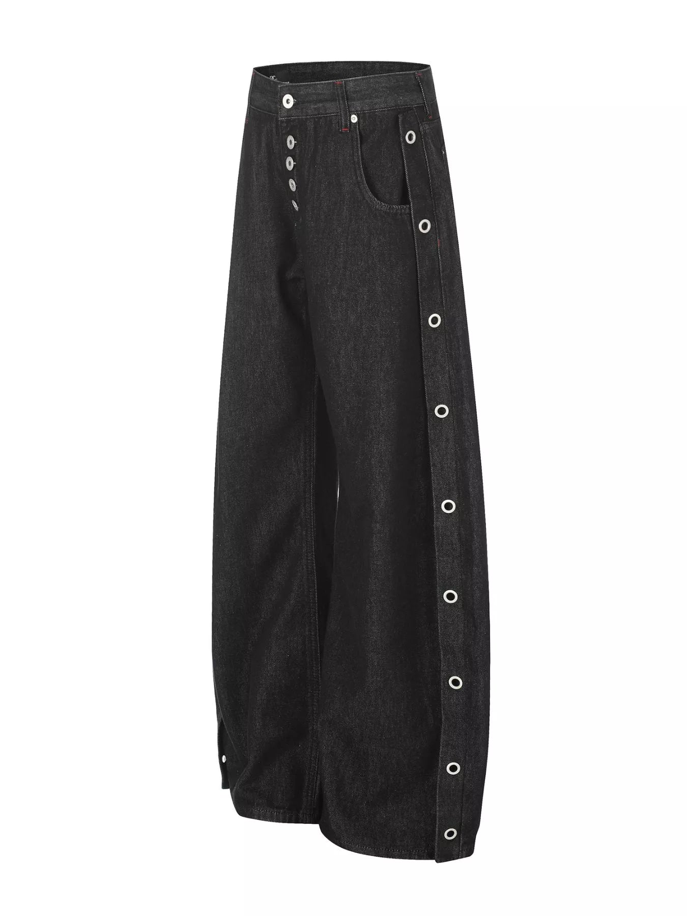 Men's High-Waisted Wide-Leg Jeans