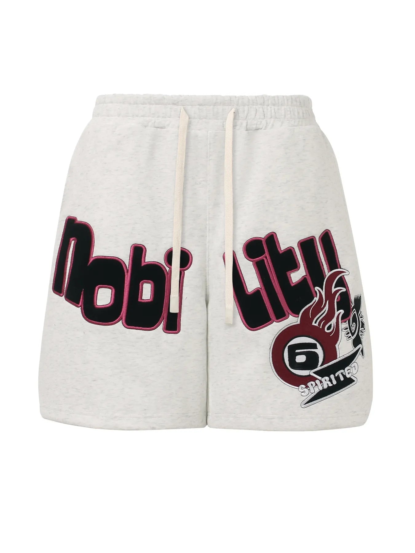 Men's Embroidered Drawstring Shorts