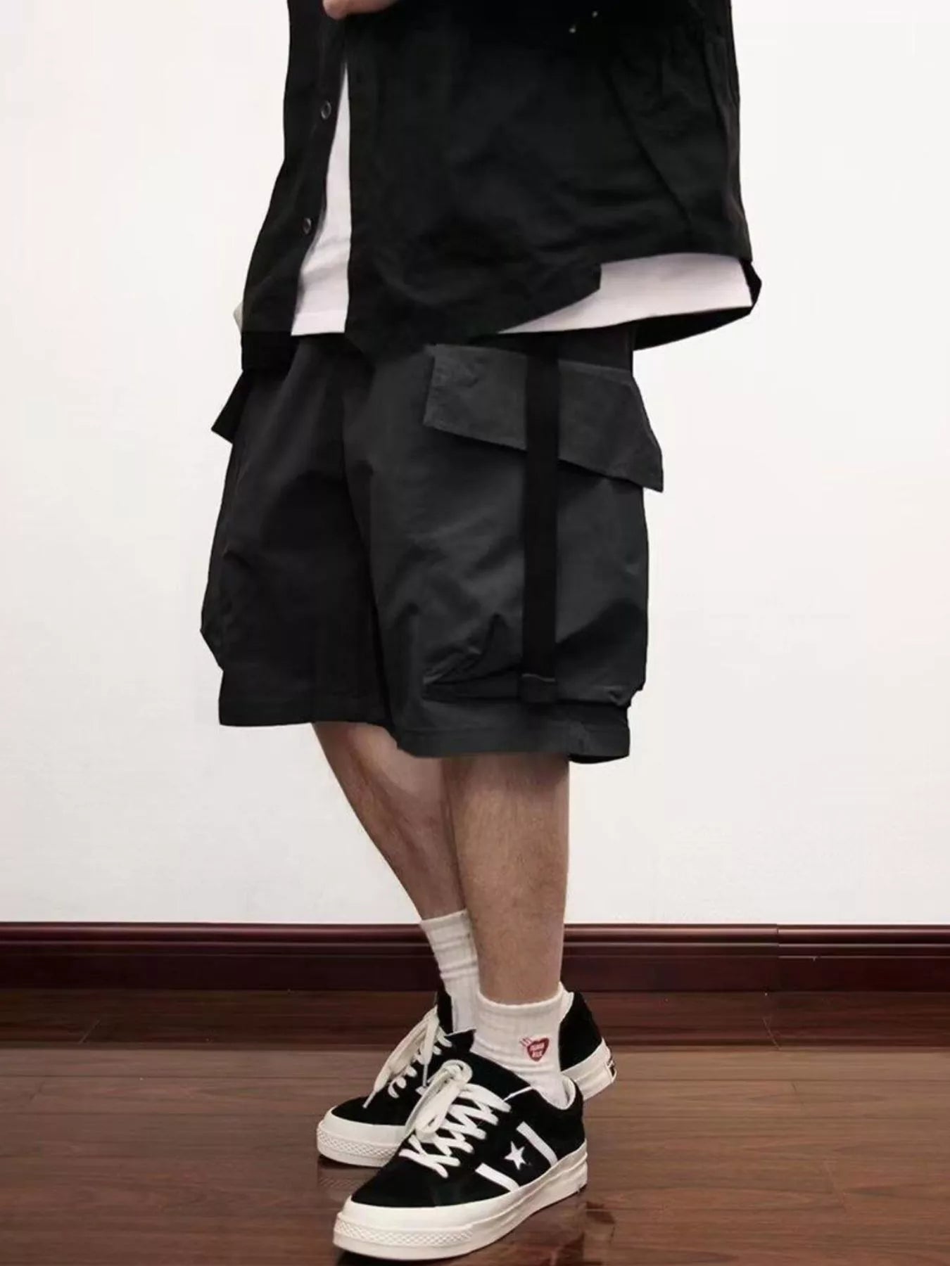 Men's Plus Size Loose Fit Cargo Shorts