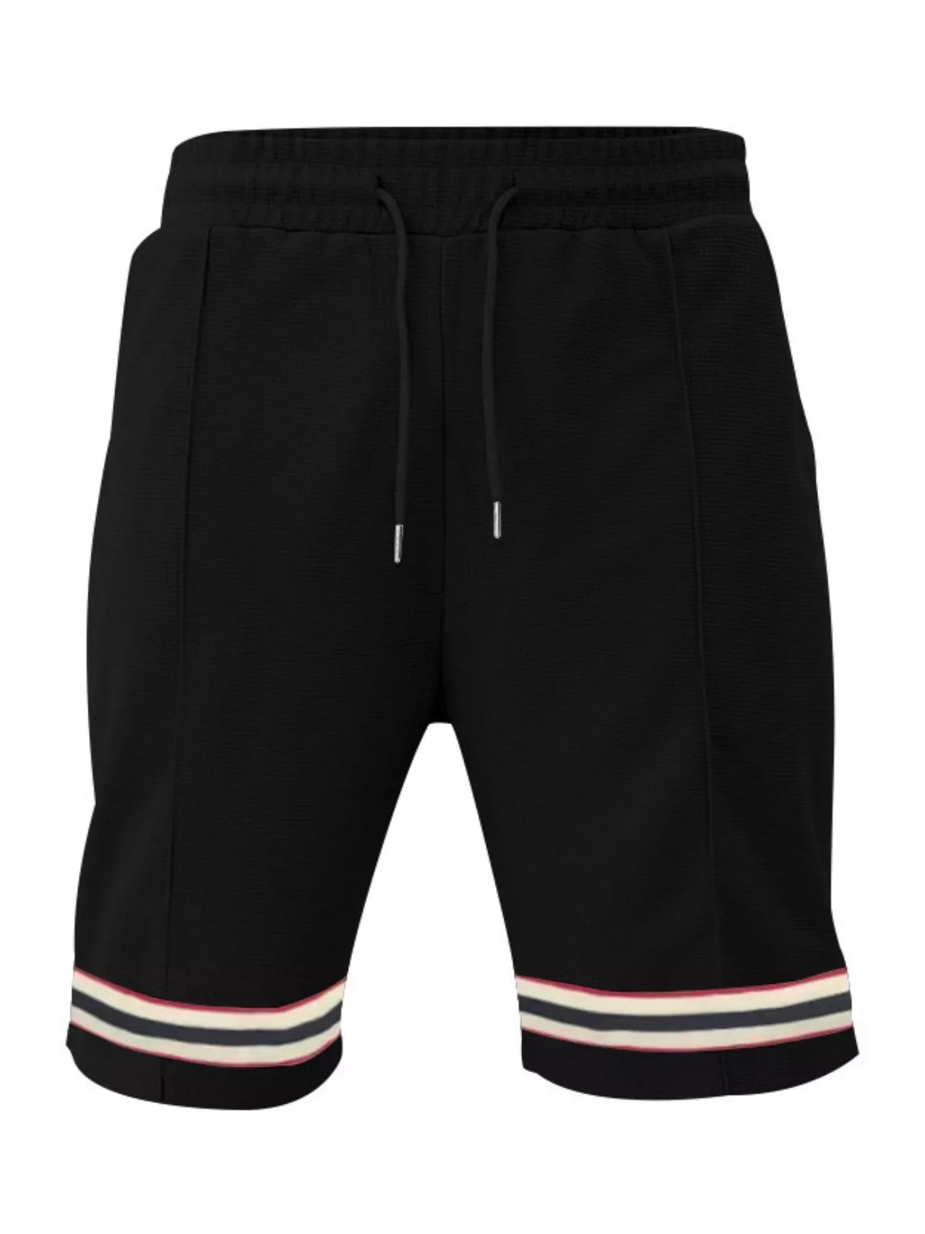 Men's Full Size Textured Knit Drawstring Shorts Plus Size
