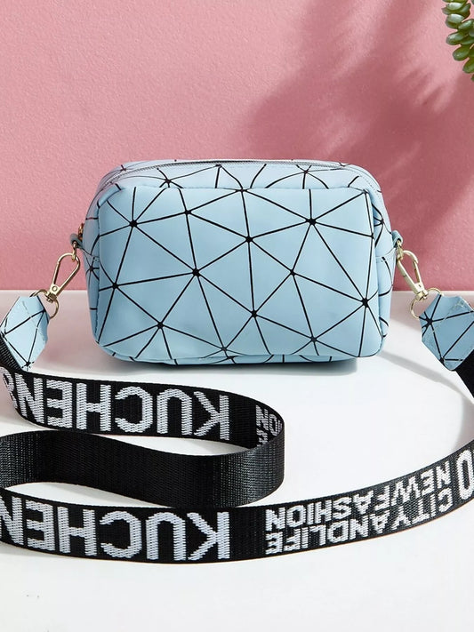 Geometric Pattern Crossbody Bag