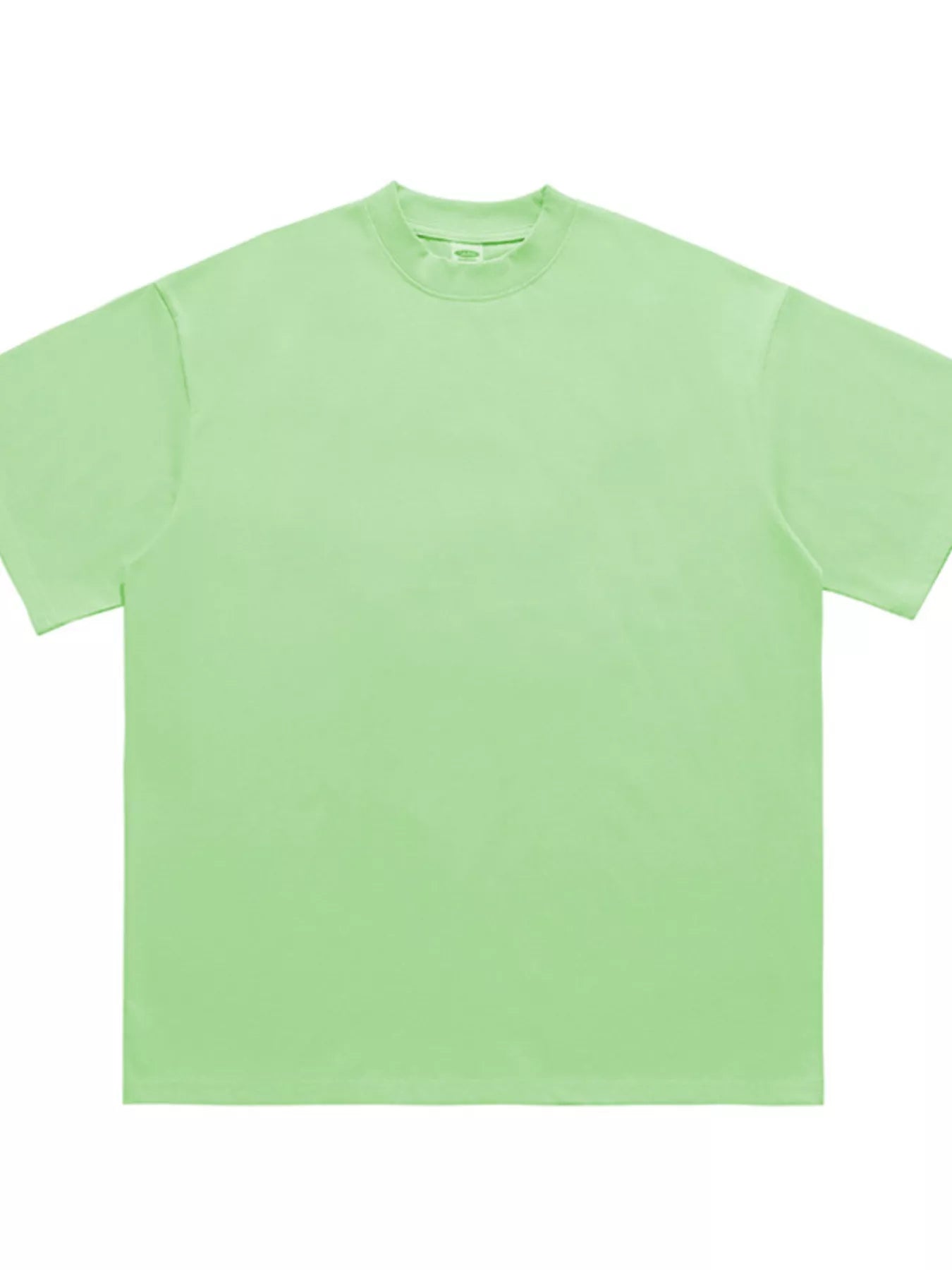 Men's Oversized Solid Color Crew Neck T-Shirt