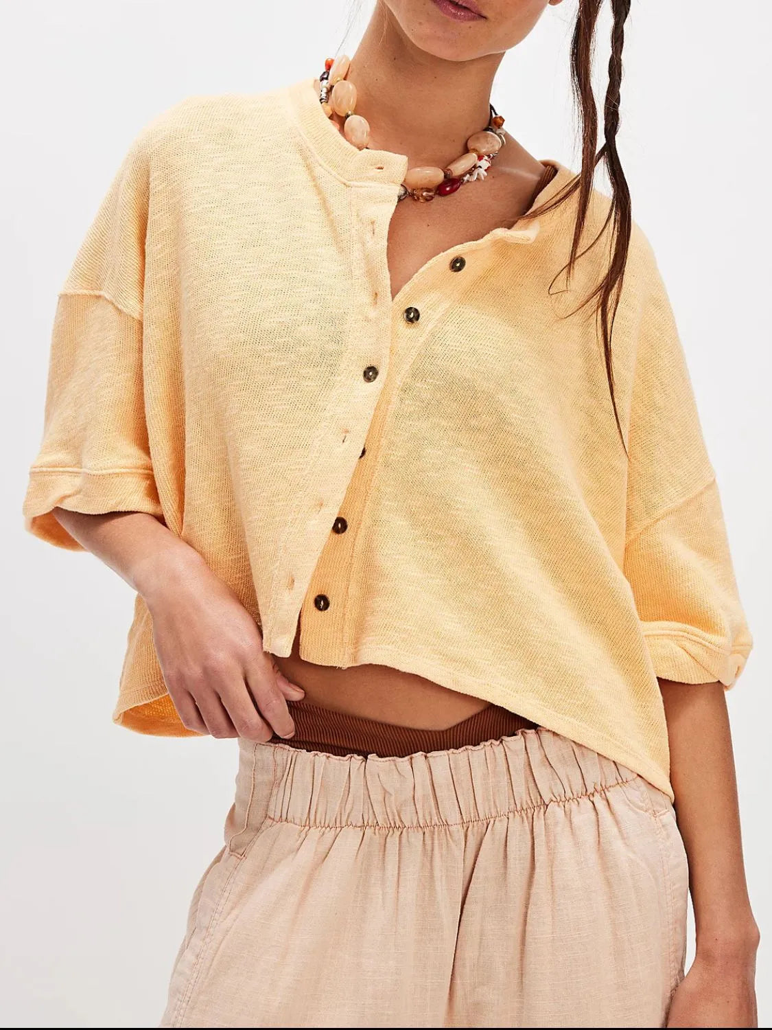 Button Down Half Sleeve Shirt