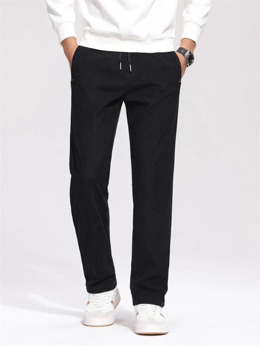 Men's Plus Size Casual Drawstring Loose Fit Pants