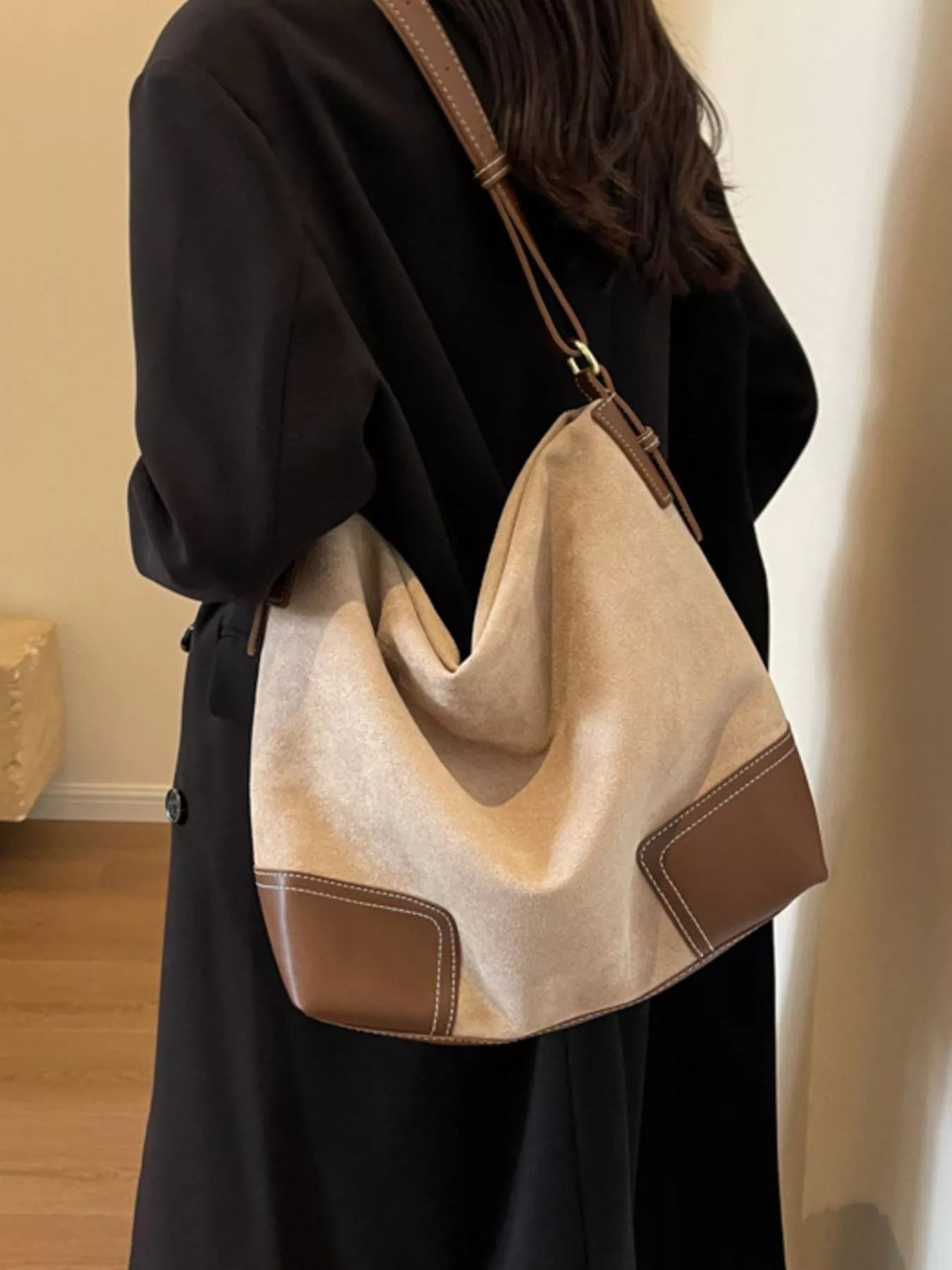 Color Block Shoulder Bag