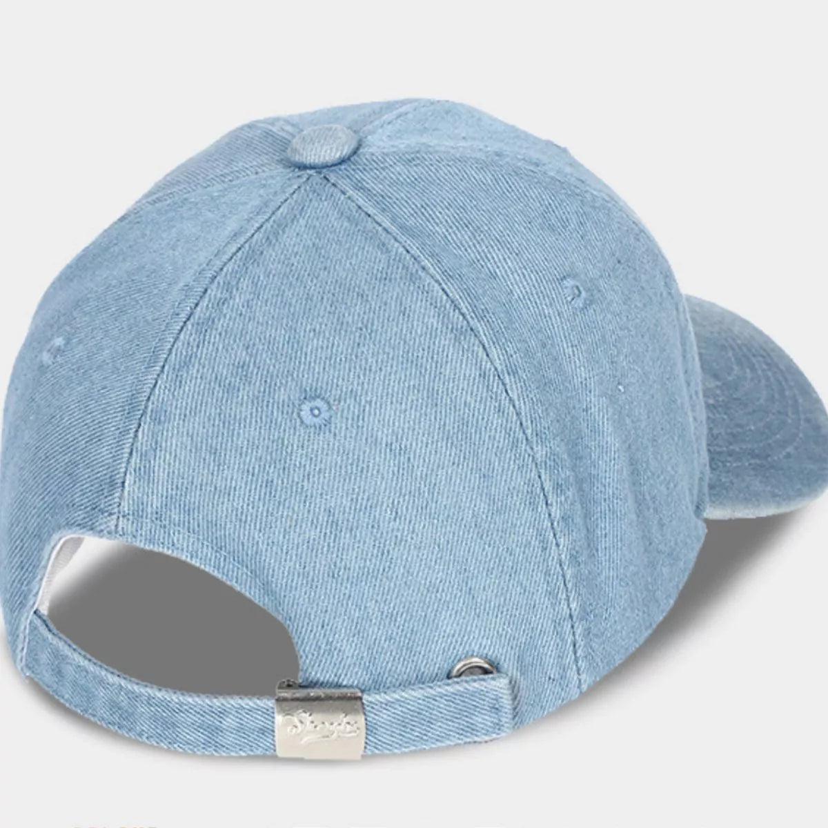 New York City Embroidered Denim Baseball Cap