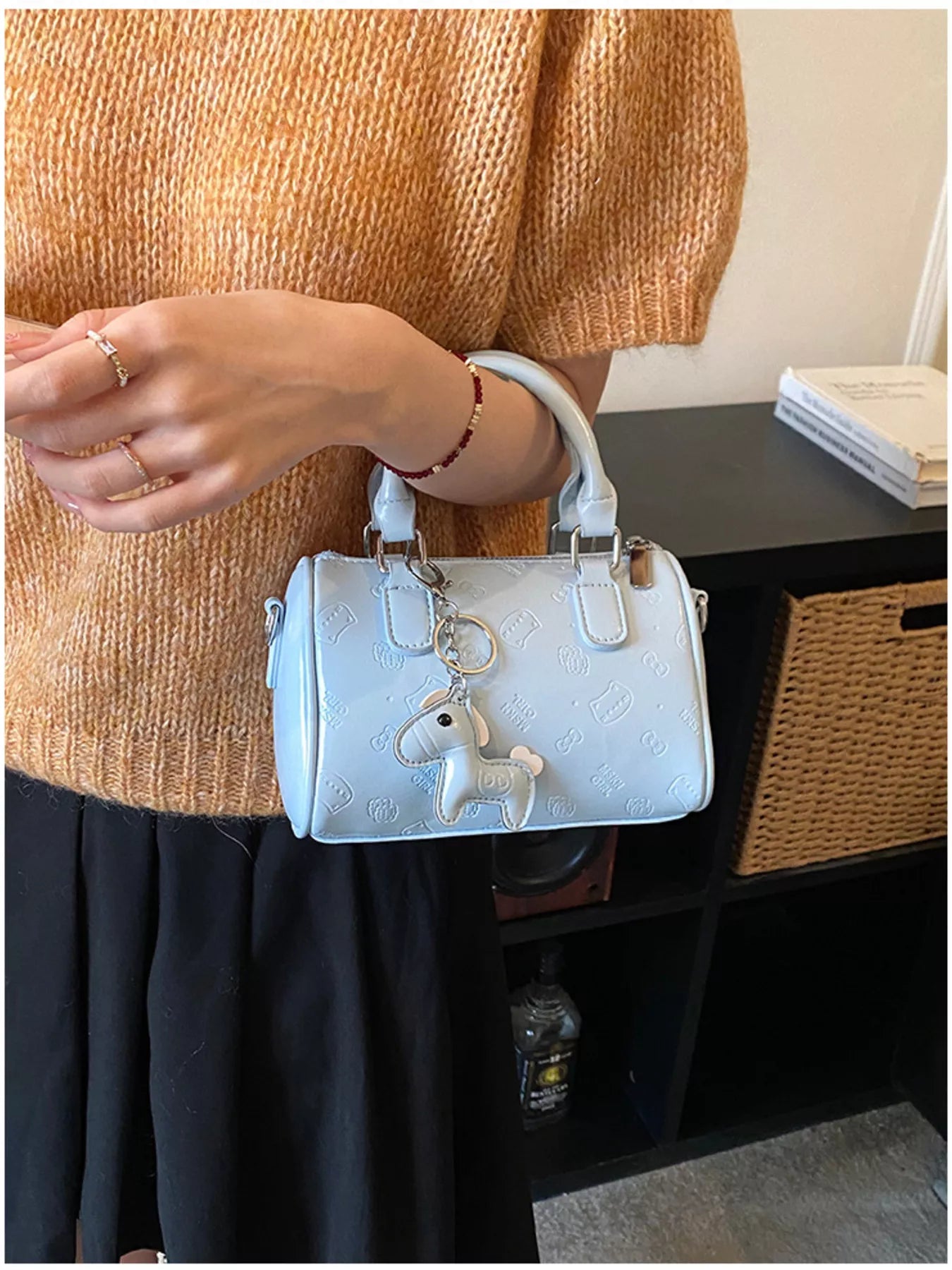 Top Handle Crossbody Bag