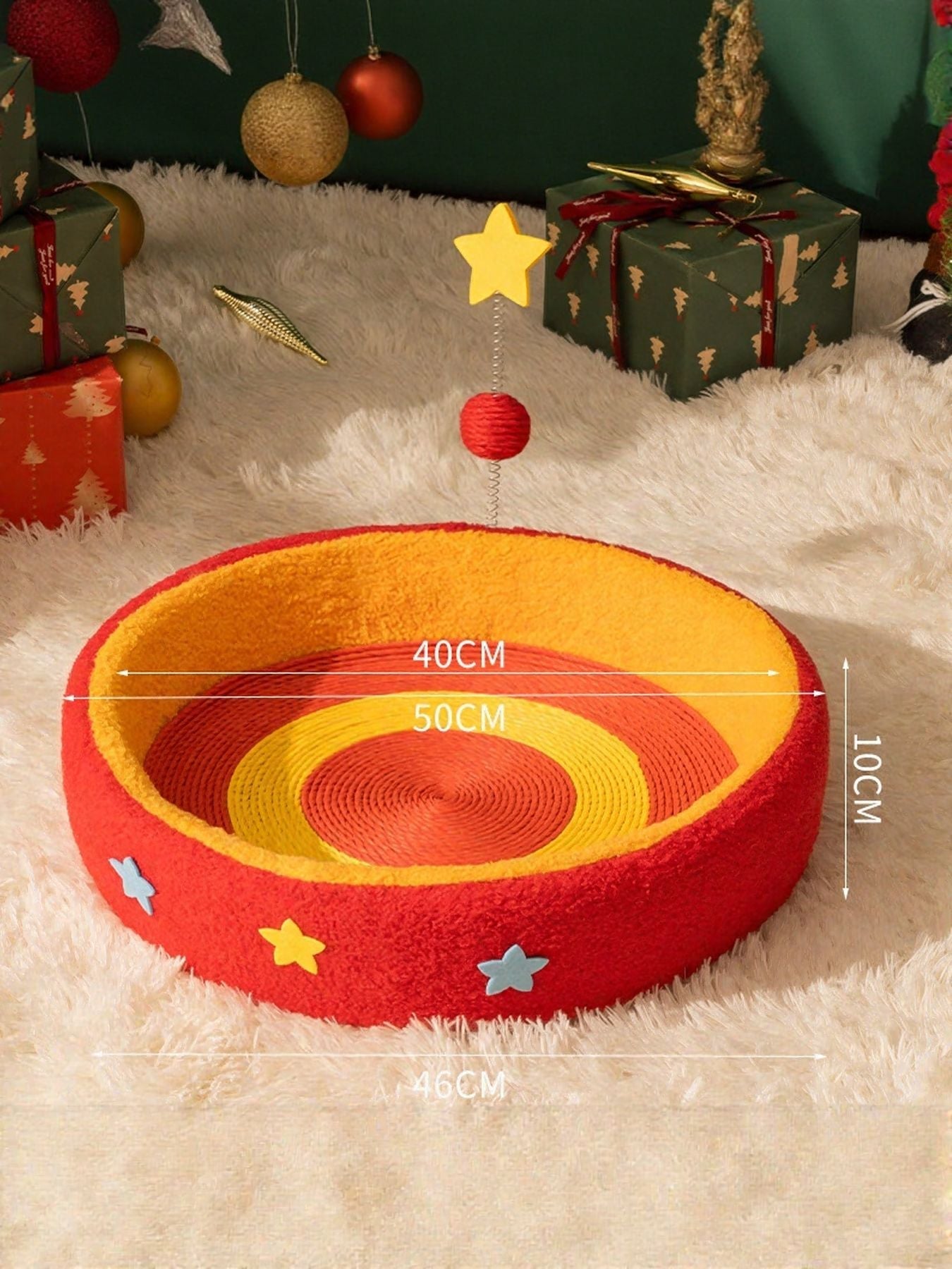 Round Cat Scratching Posts Pet Nest