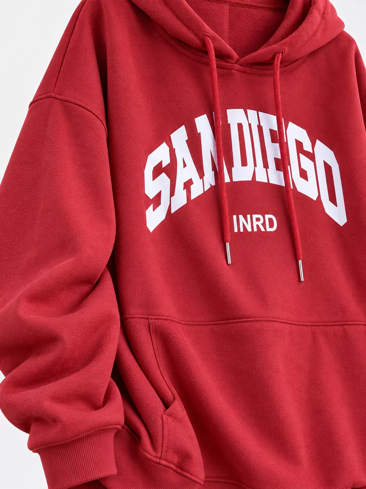 Letter Graphic Long Sleeve Hoodie