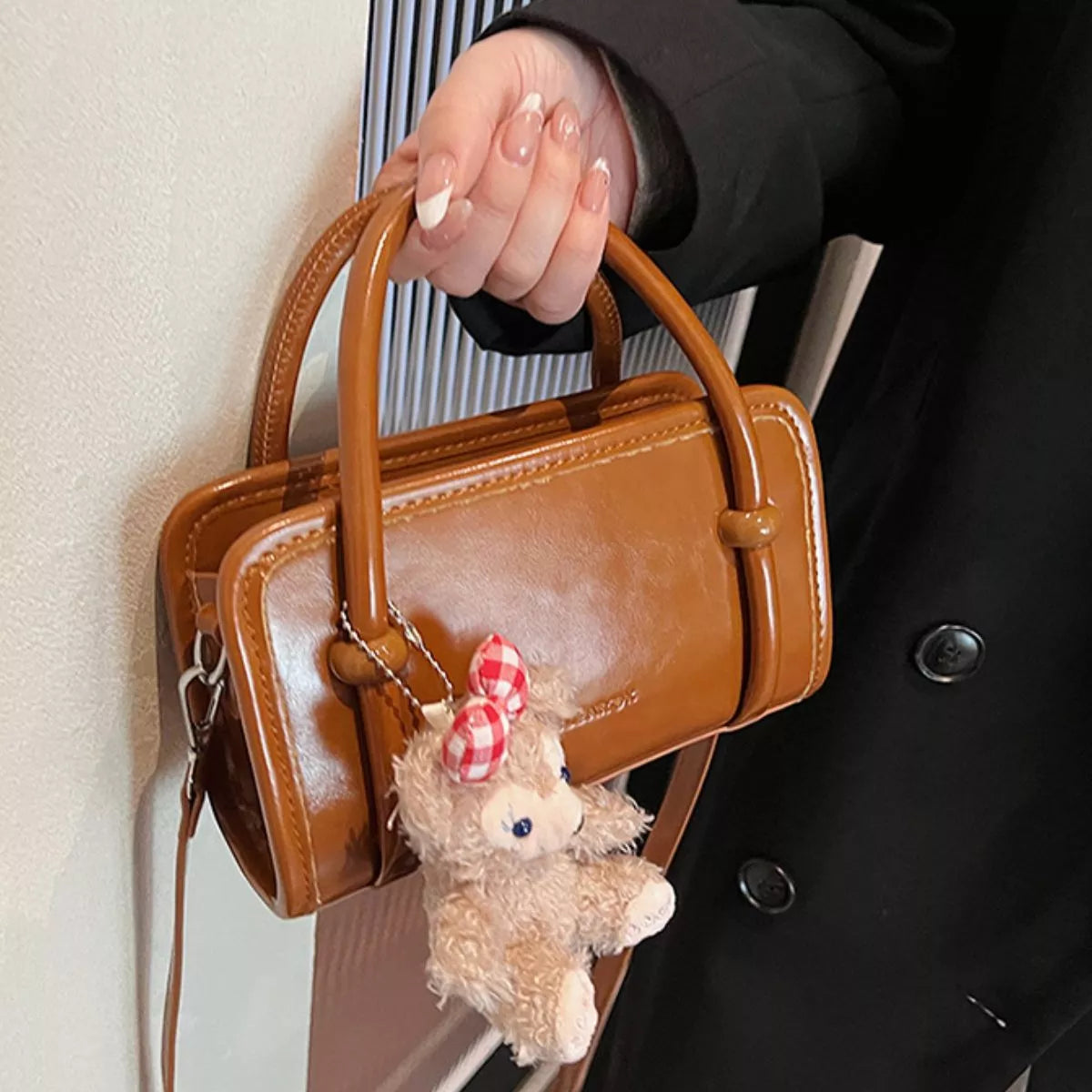 PU Leather Crossbody Bag