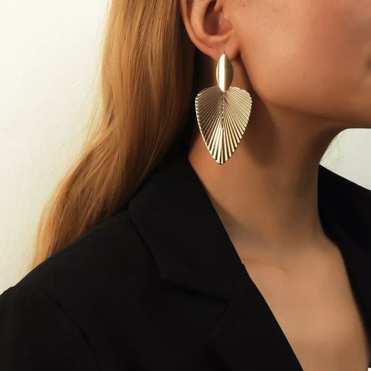 Leaf Shape Dangle Earrings