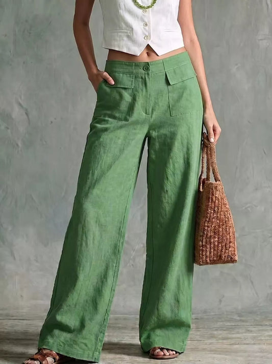 Full Size Wide Leg Pants Plus Size
