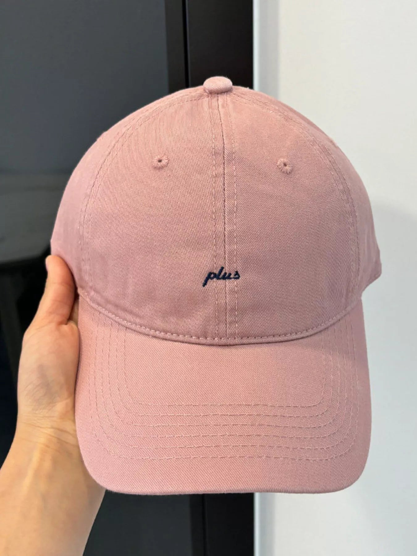 Embroidered Letter Baseball Cap