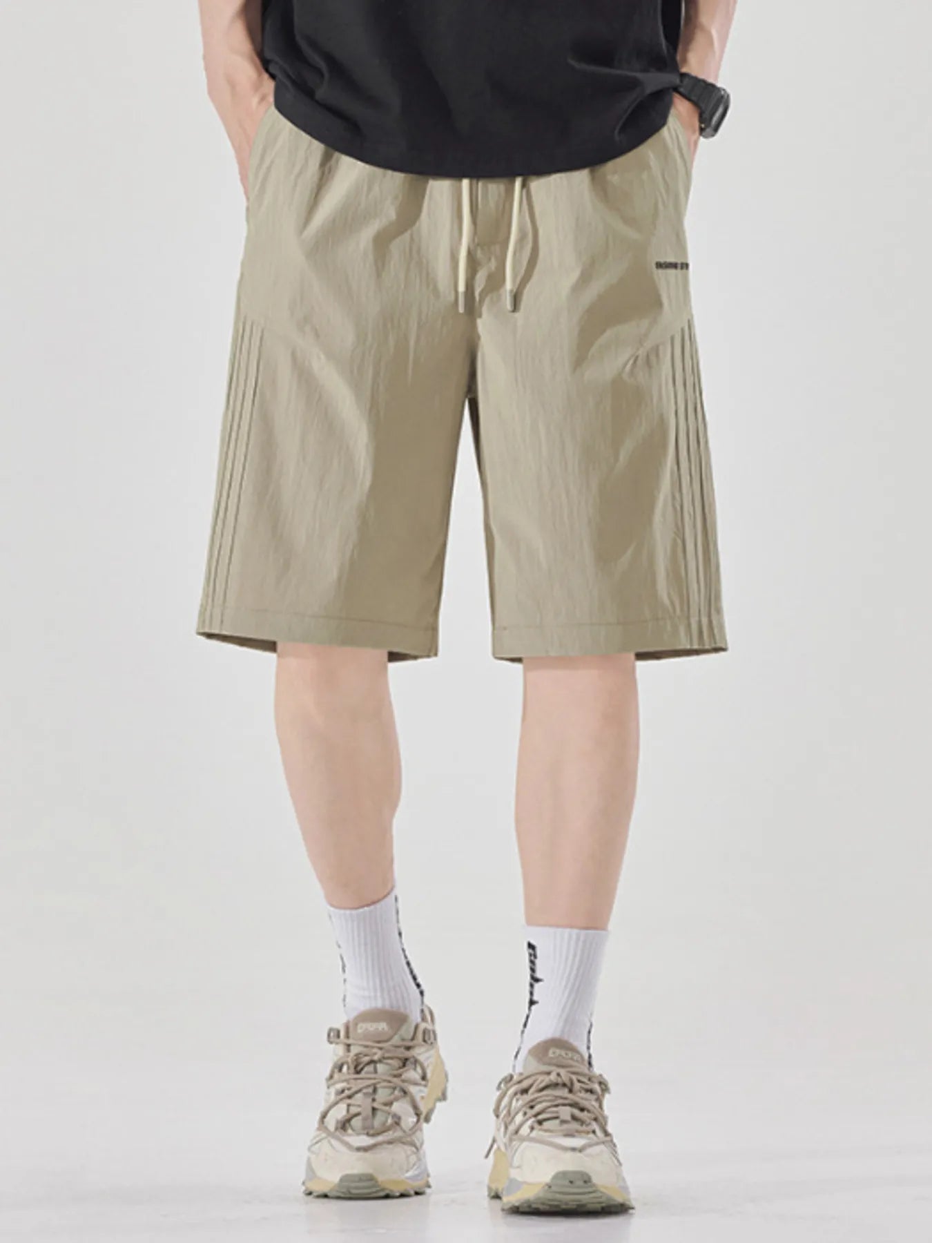 Men's Plus Size Drawstring Loose Fit Shorts