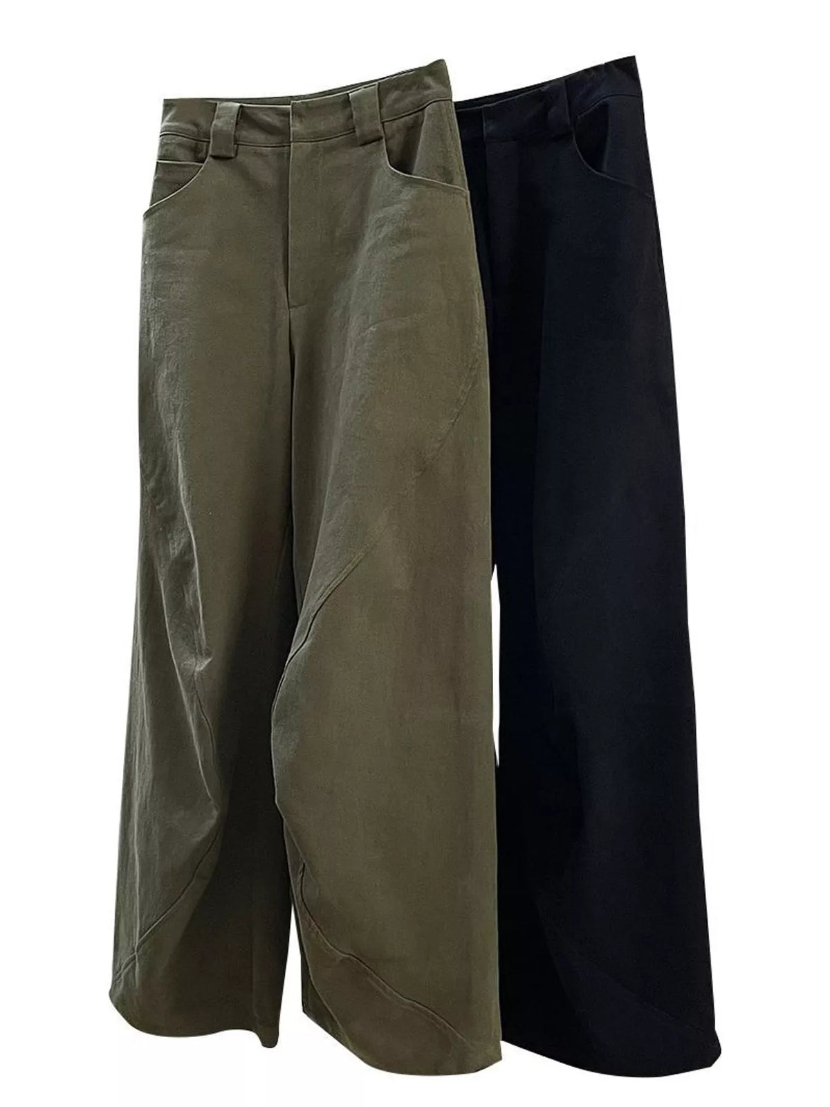 Wide-Leg Cargo Pants