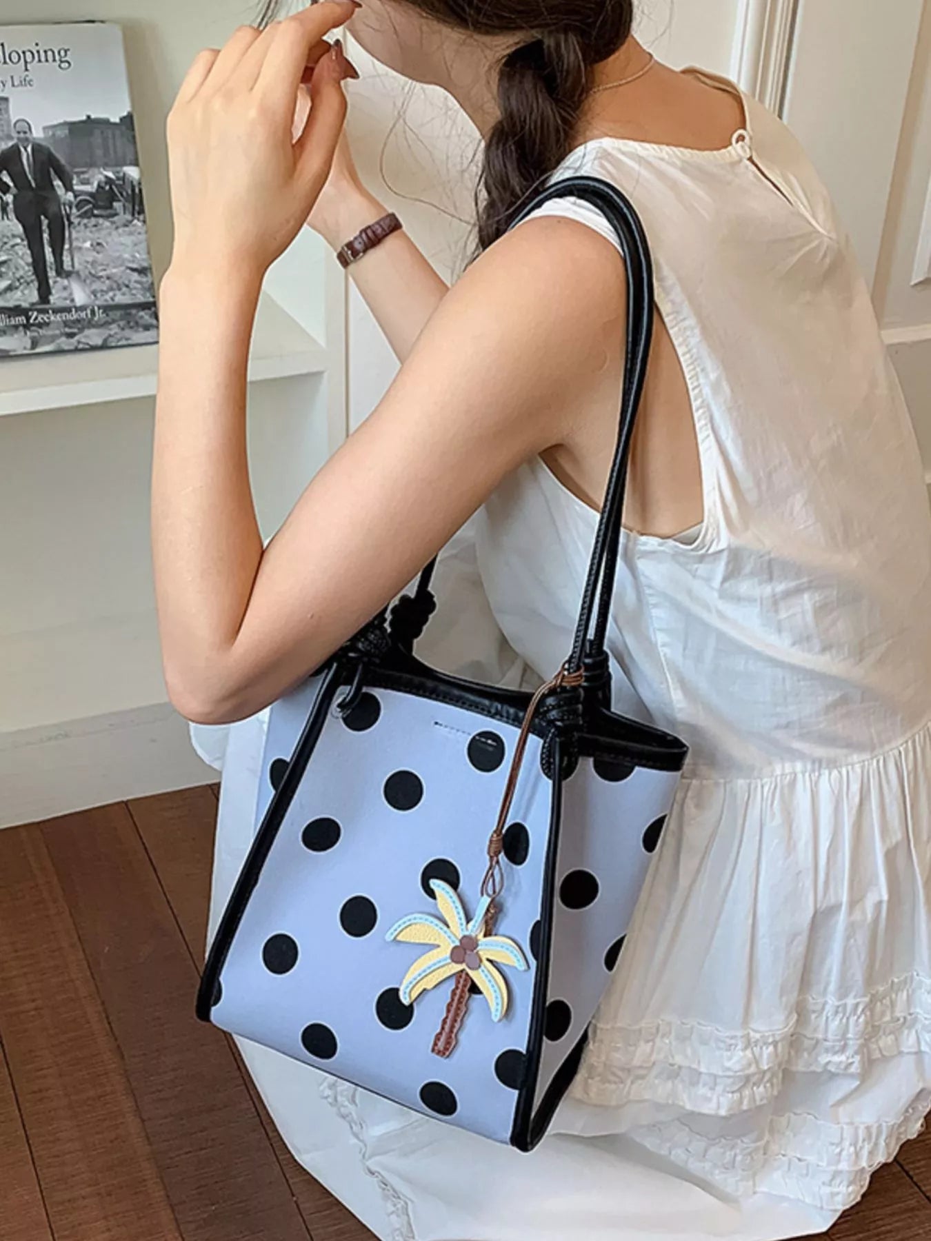 Polka Dot Shoulder Bag