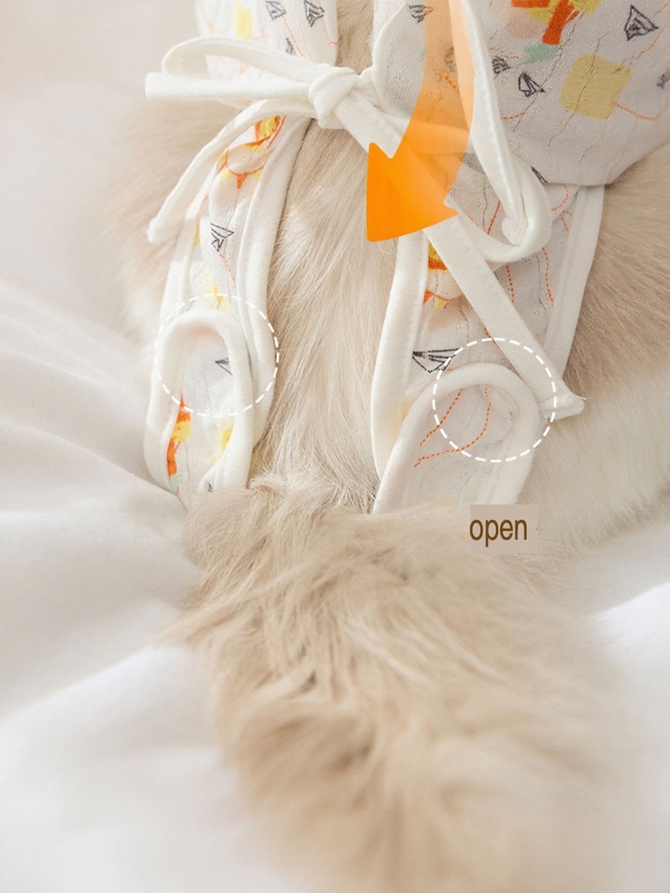 Adjustable Tie Pet Recovery Suit