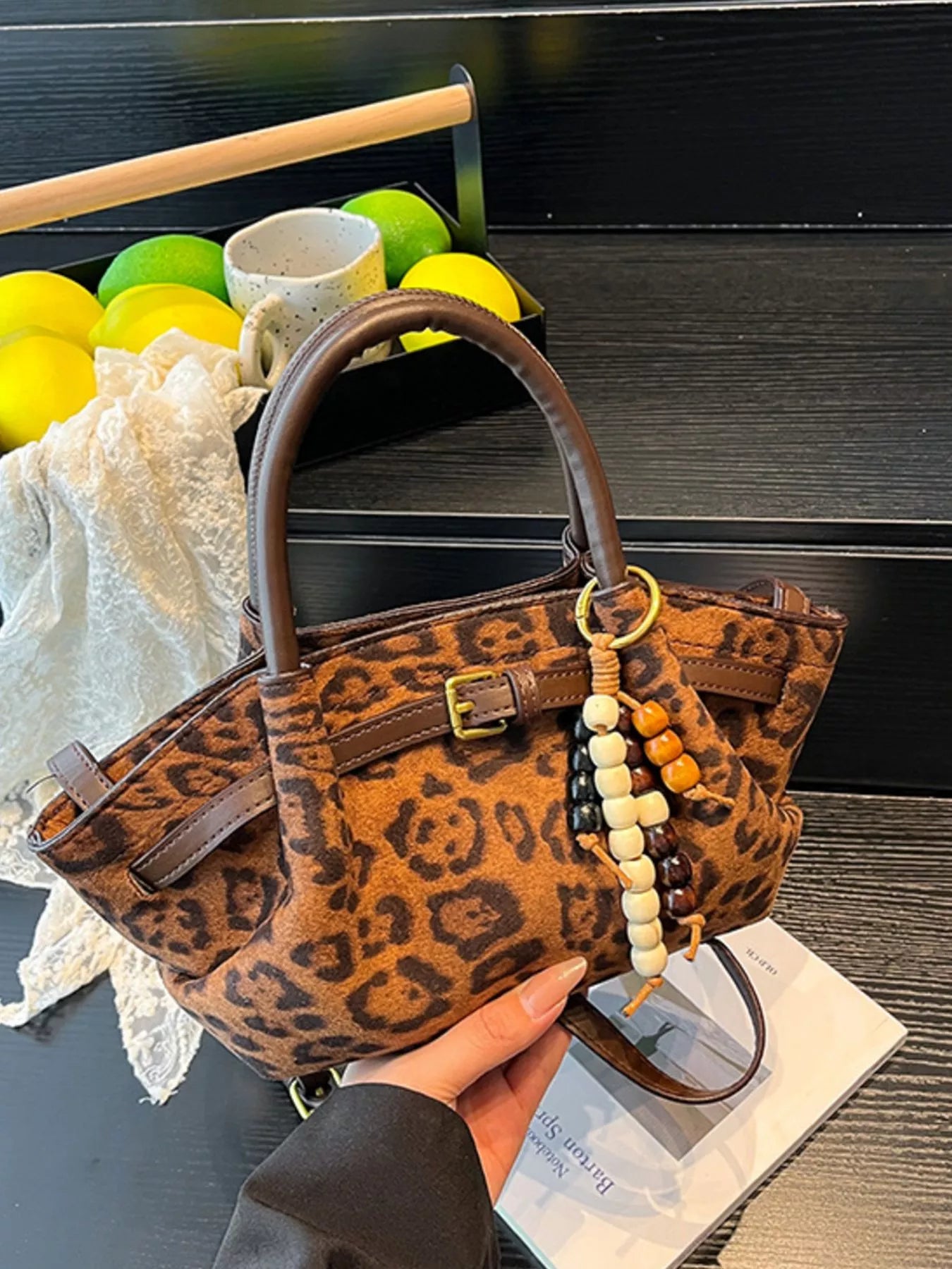 Buckle Decor Tote Bag