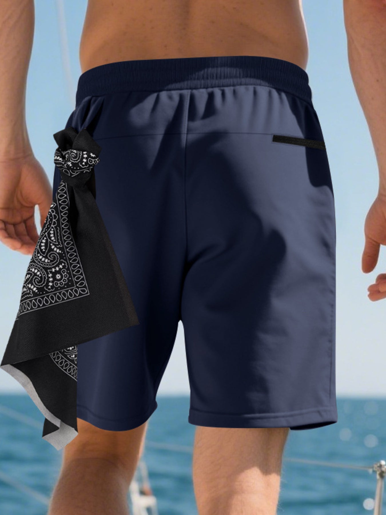 Men's Full Size Drawstring Casual Shorts Plus Size