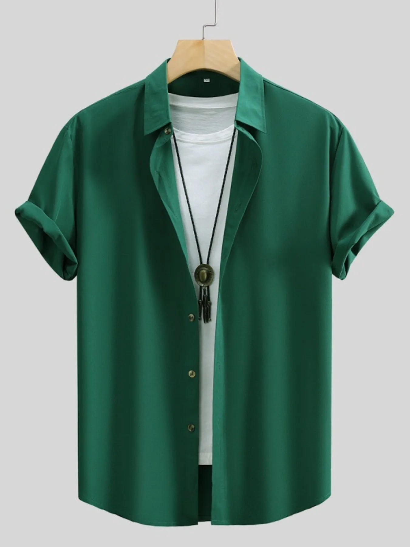 Men's Button Up Short Sleeve Shirt