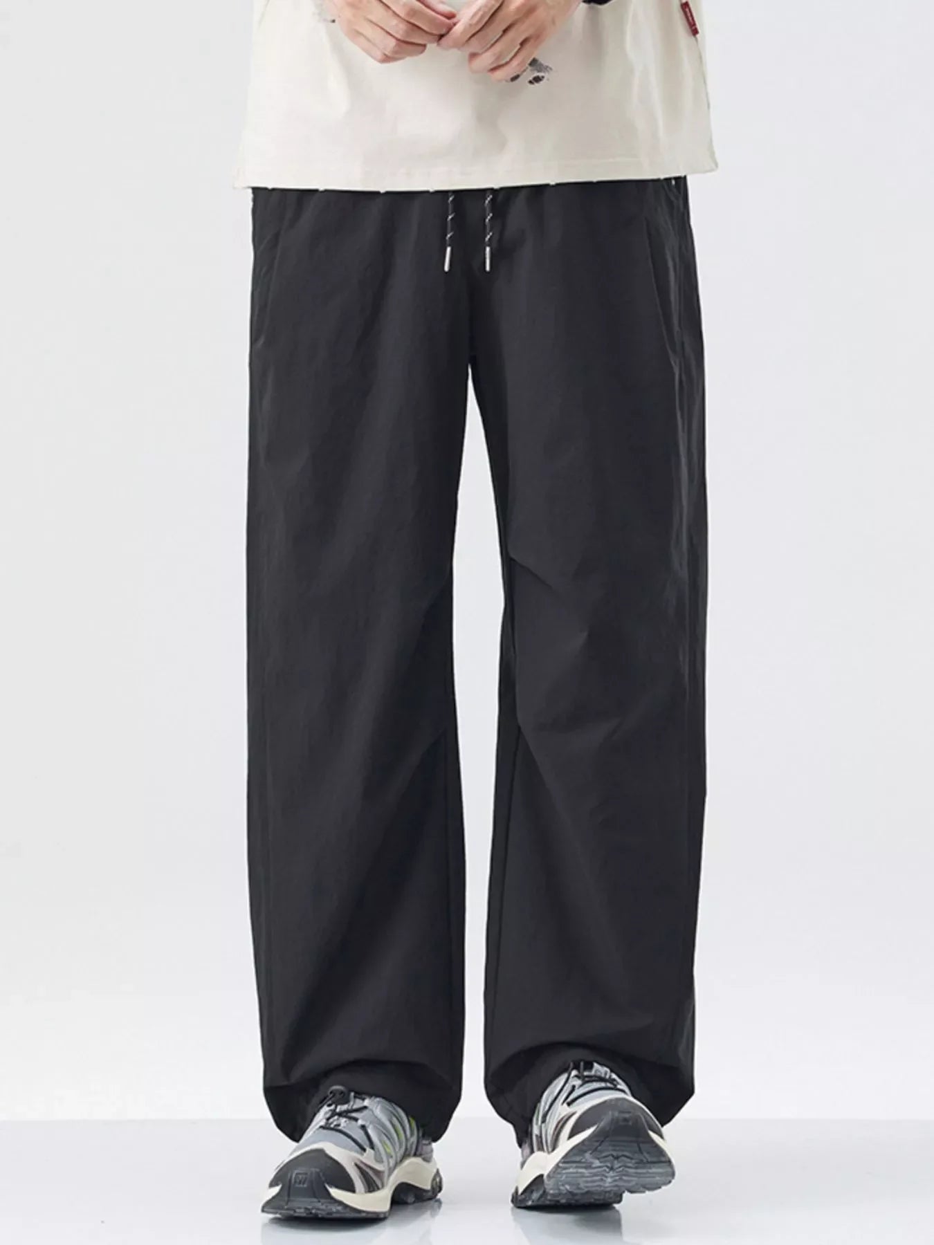 Men's Loose Fit Drawstring Cargo Pants