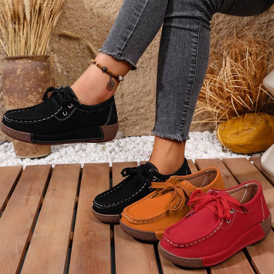 Lace-Up Casual Loafers