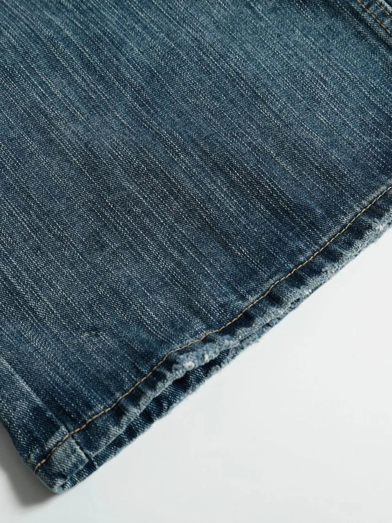 Men's Washed Wide Leg Jeans