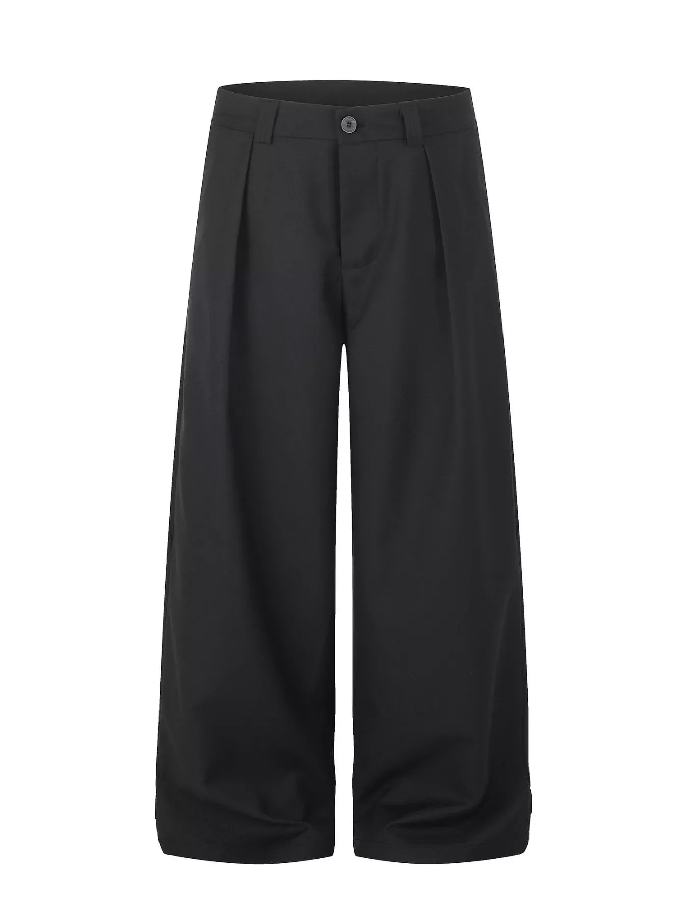 Men's Wide Leg Pleated Casual Pants