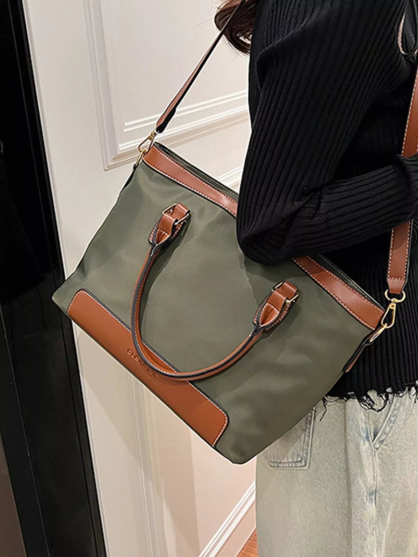PU Leather Tote Bag