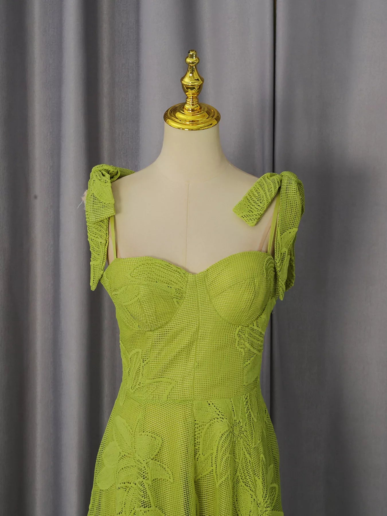 Sweetheart Neck Tie-Strap Dress