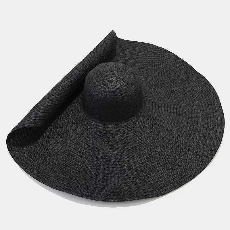 Oversized Wide Brim Straw Sun Hat
