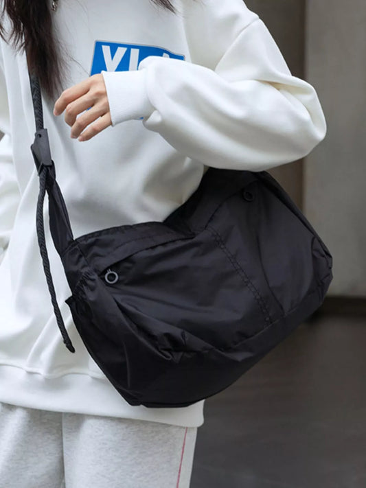 Lightweight Nylon Casual Crossbody Bag