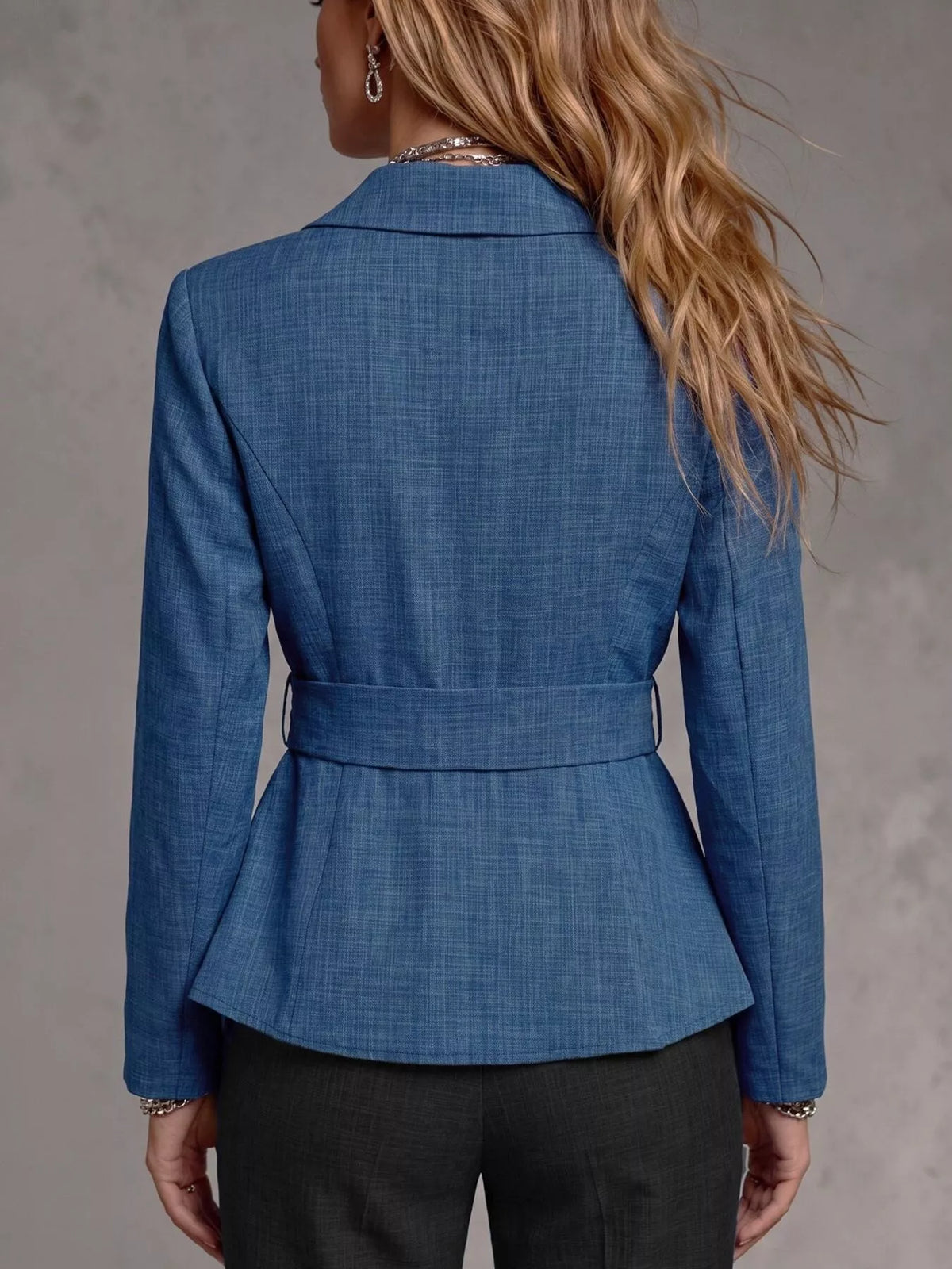 Lapel Collar Slim Fit Blazer