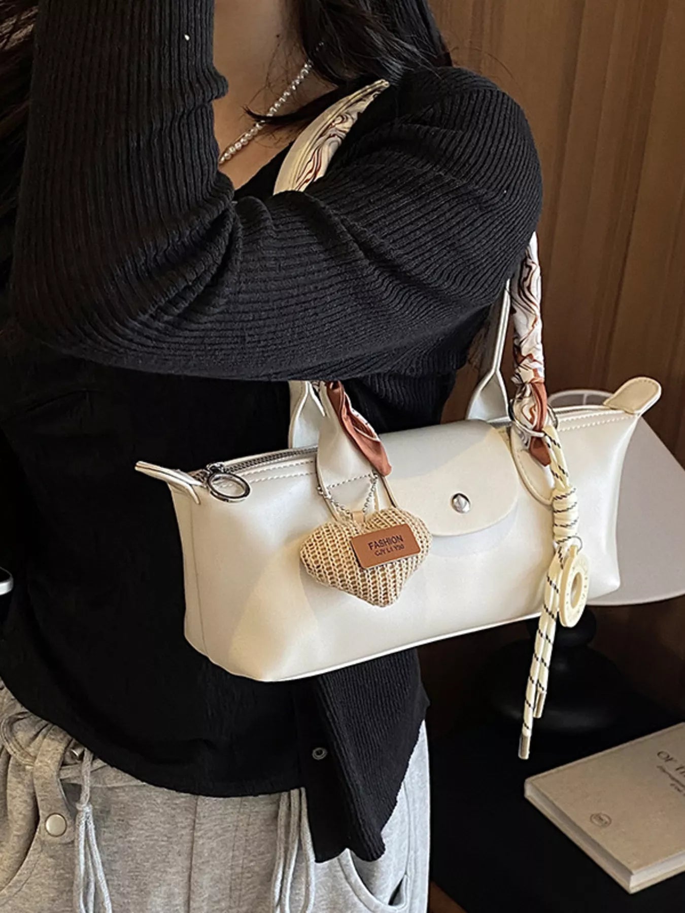 PU Leather Shoulder Bag