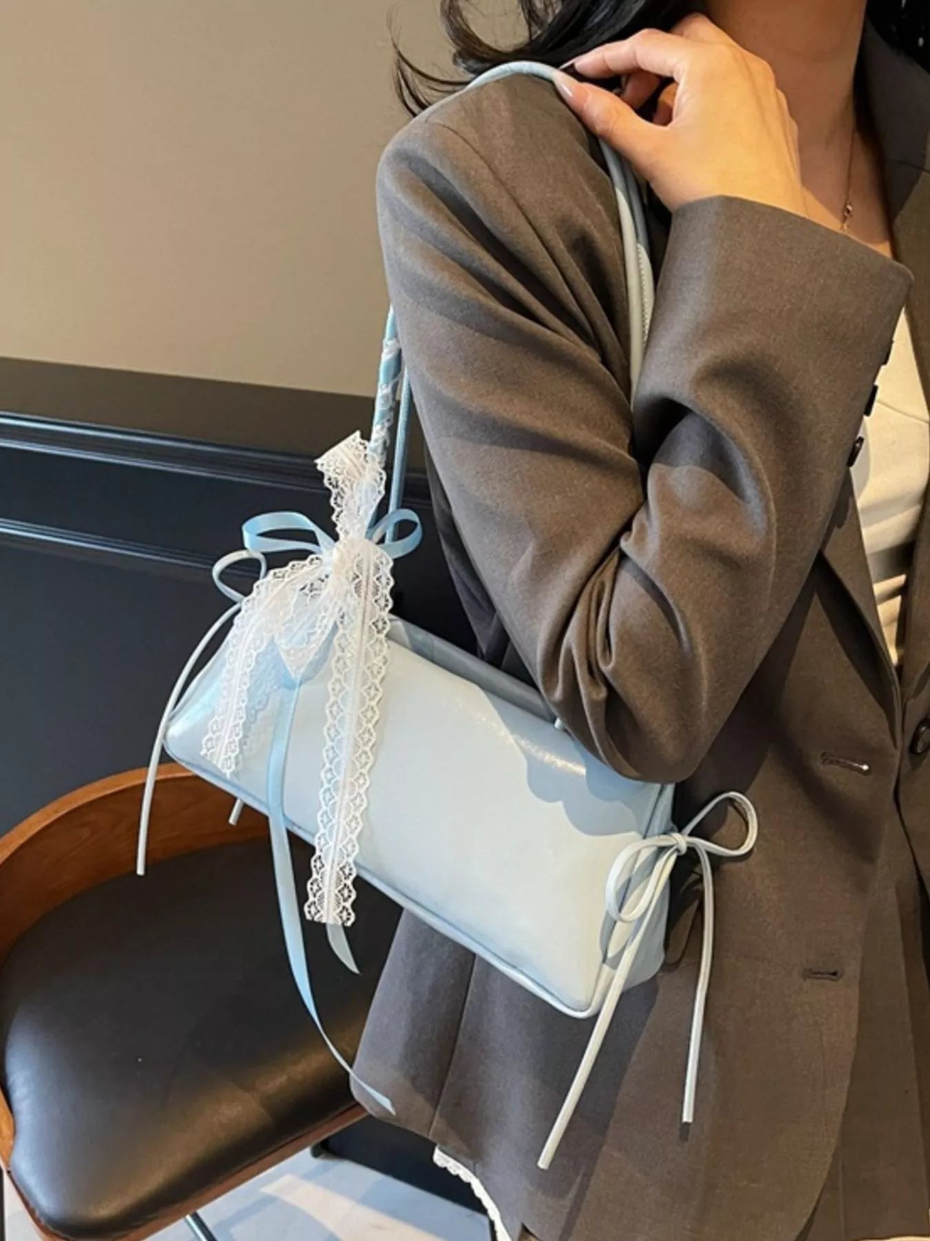 PU Leather Shoulder Bag