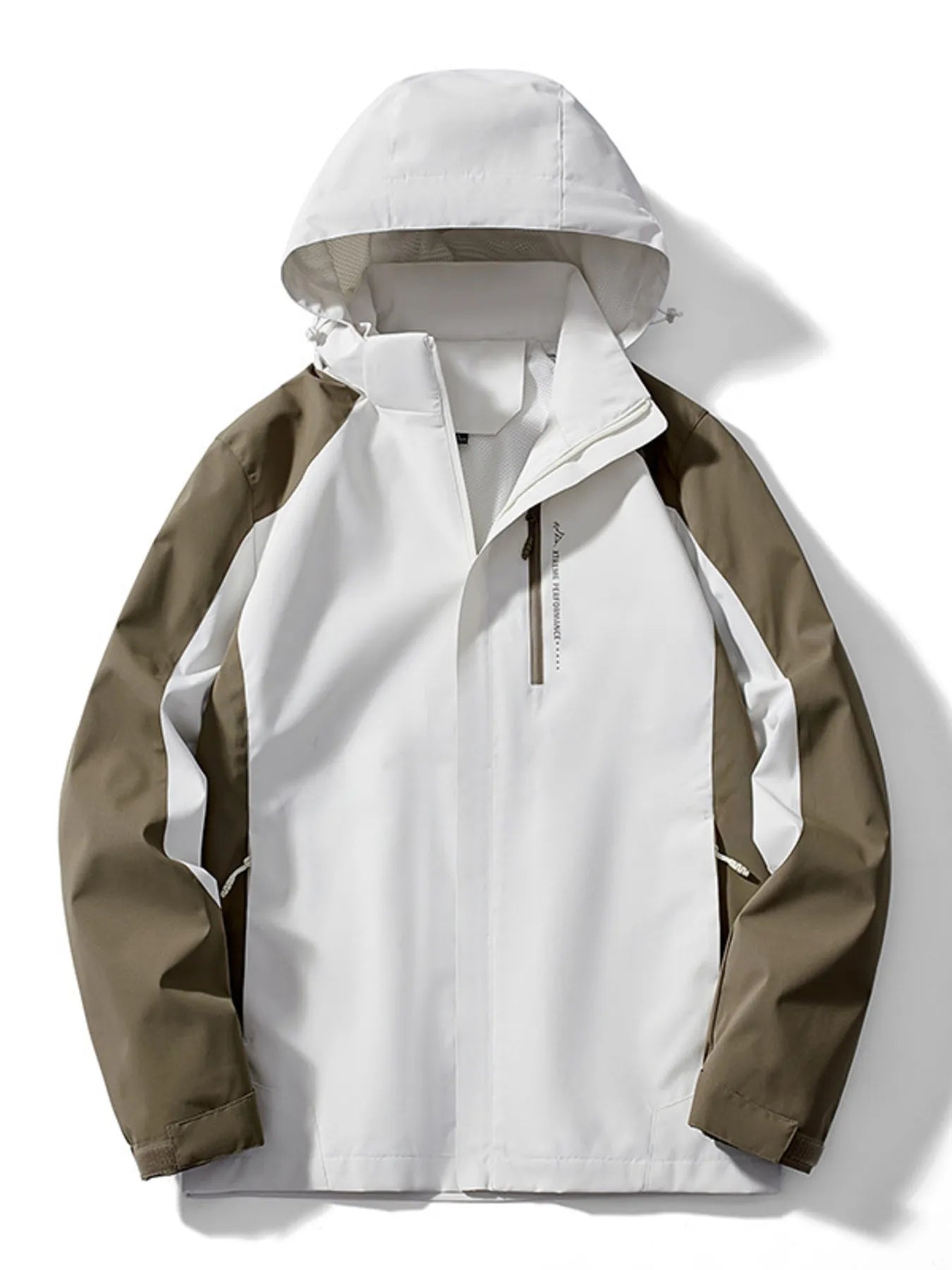 Men's Plus Size Waterproof Hooded Outdoor Jacket