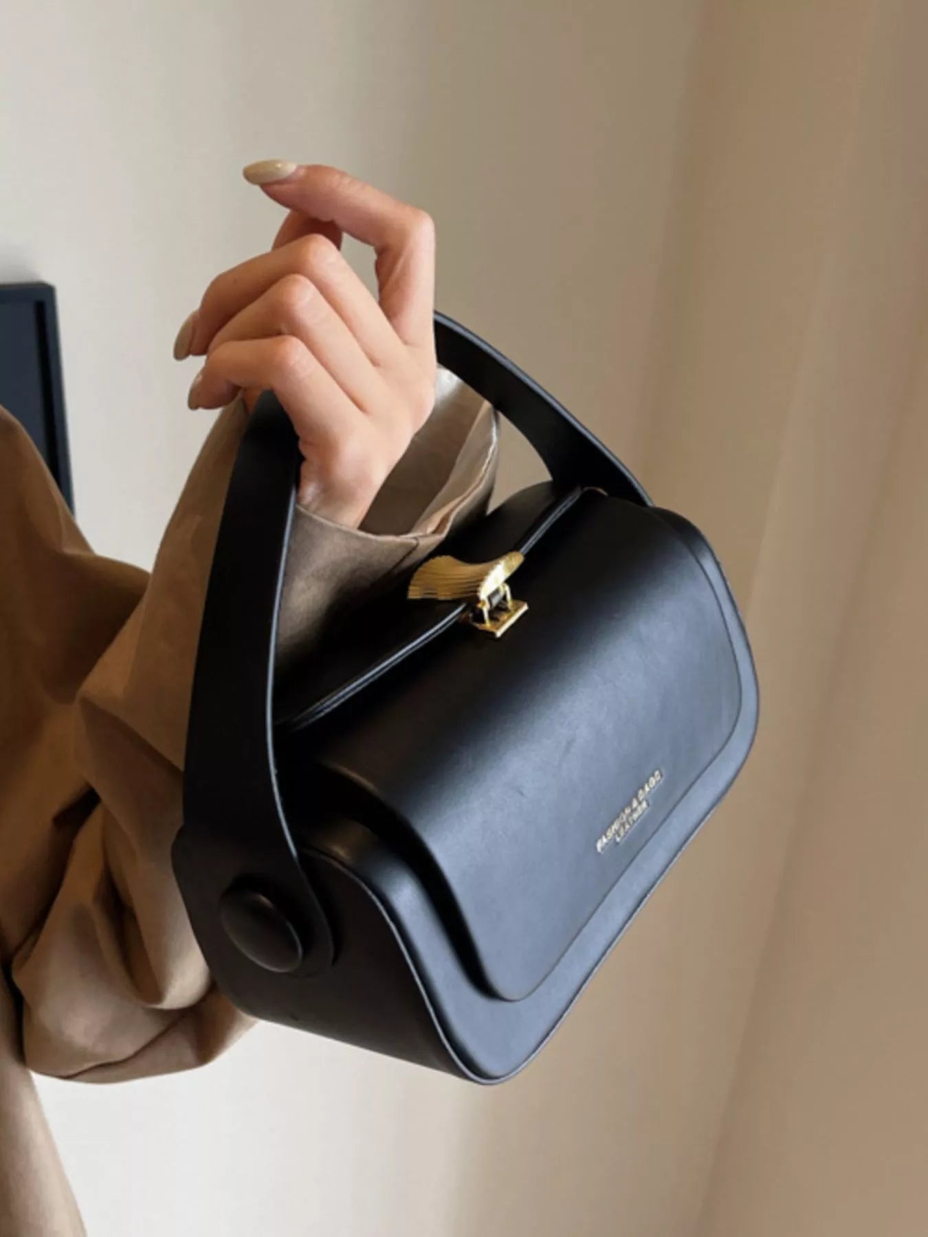 PU Leather Flap Crossbody Bag