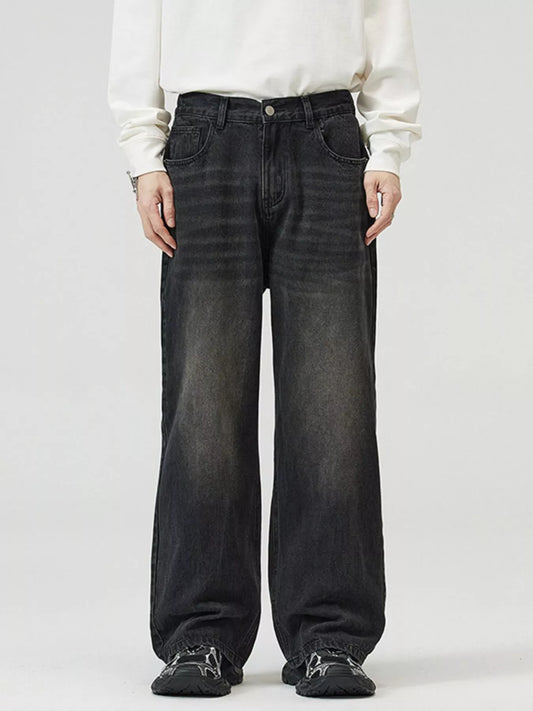 Men's Full Size Wide-Leg Jeans Plus Size