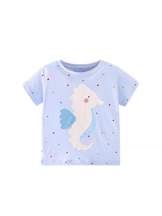 Children's Seahorse Short Sleeve T-Shirt