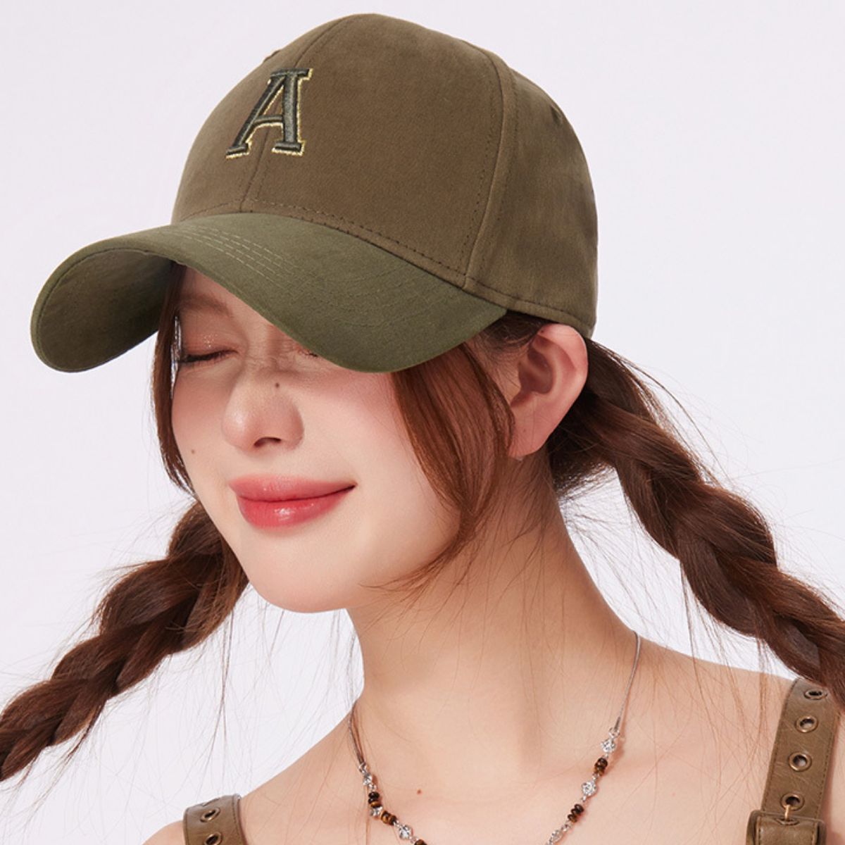 Embroidered Letter A Baseball Cap