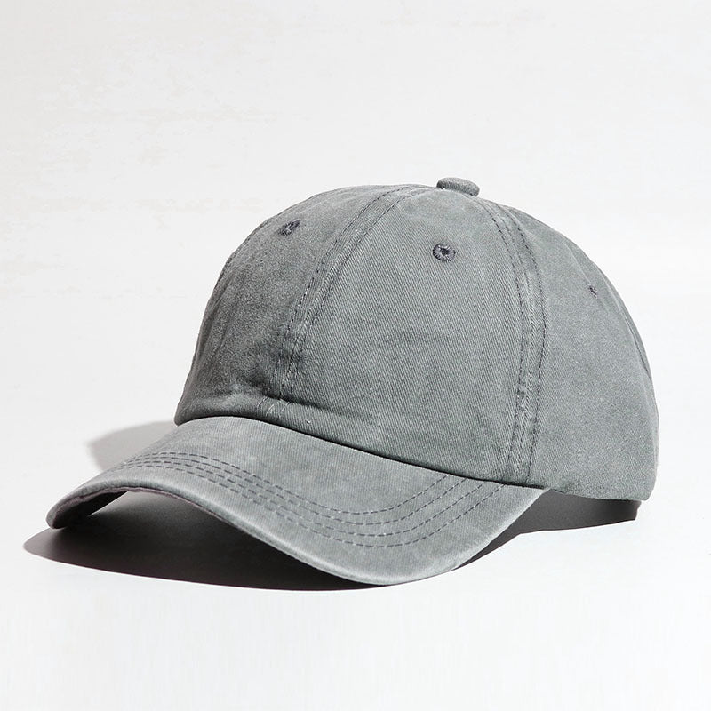 Women's Washed Cotton Curved-Brim Sun Hat with Hair Extensions