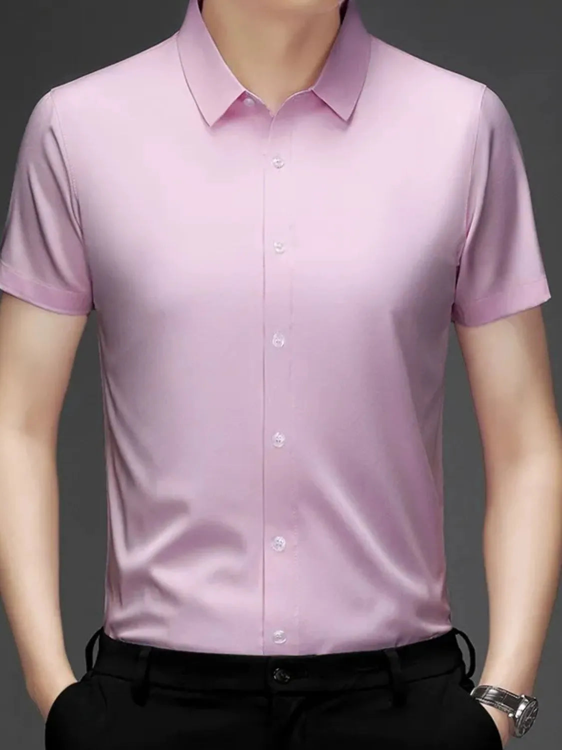 Men's Button Up Short Sleeve Shirt