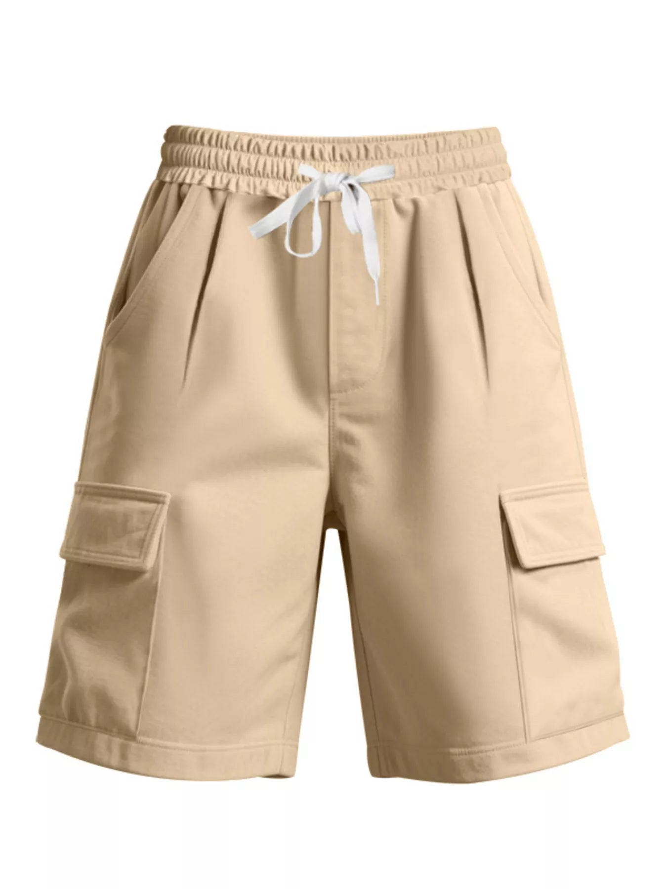 Men's Full Size Drawstring Pocketed Shorts Plus Size