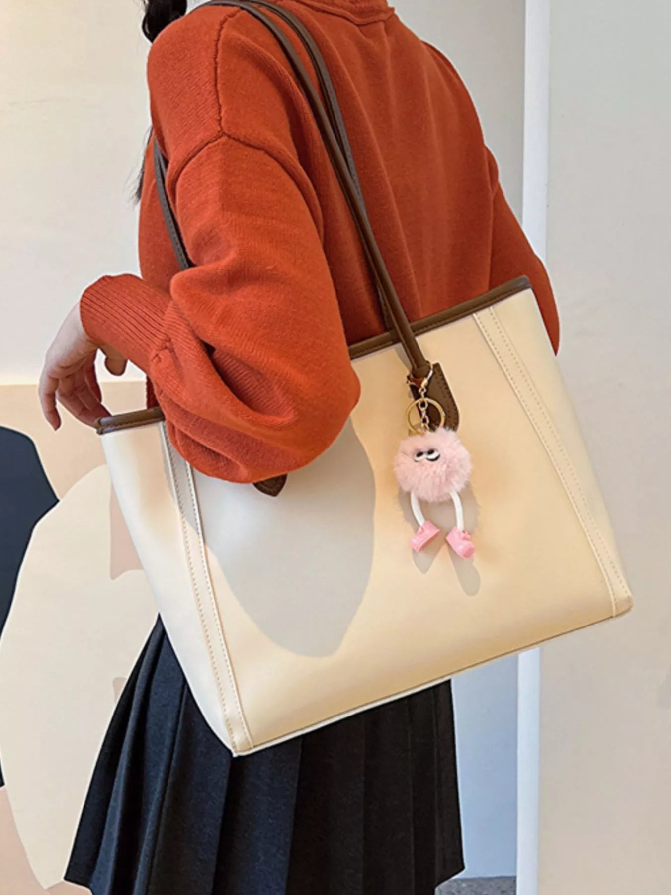 PU Leather Tote Bag