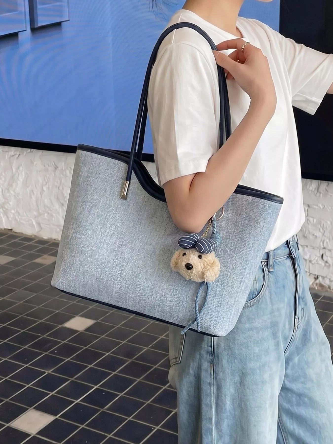 PU Leather Shoulder Bag