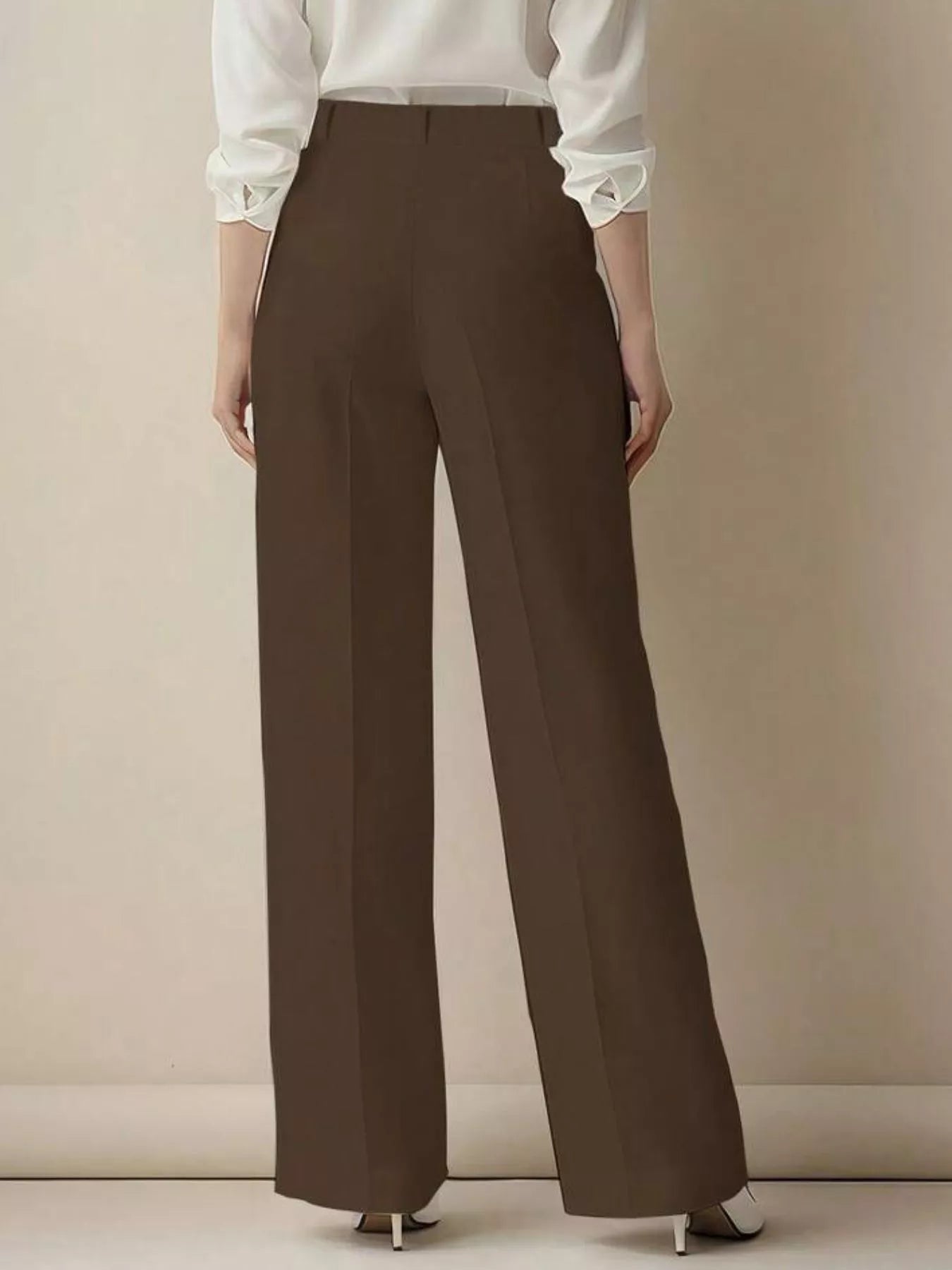 High-Waisted Wide Leg Pants