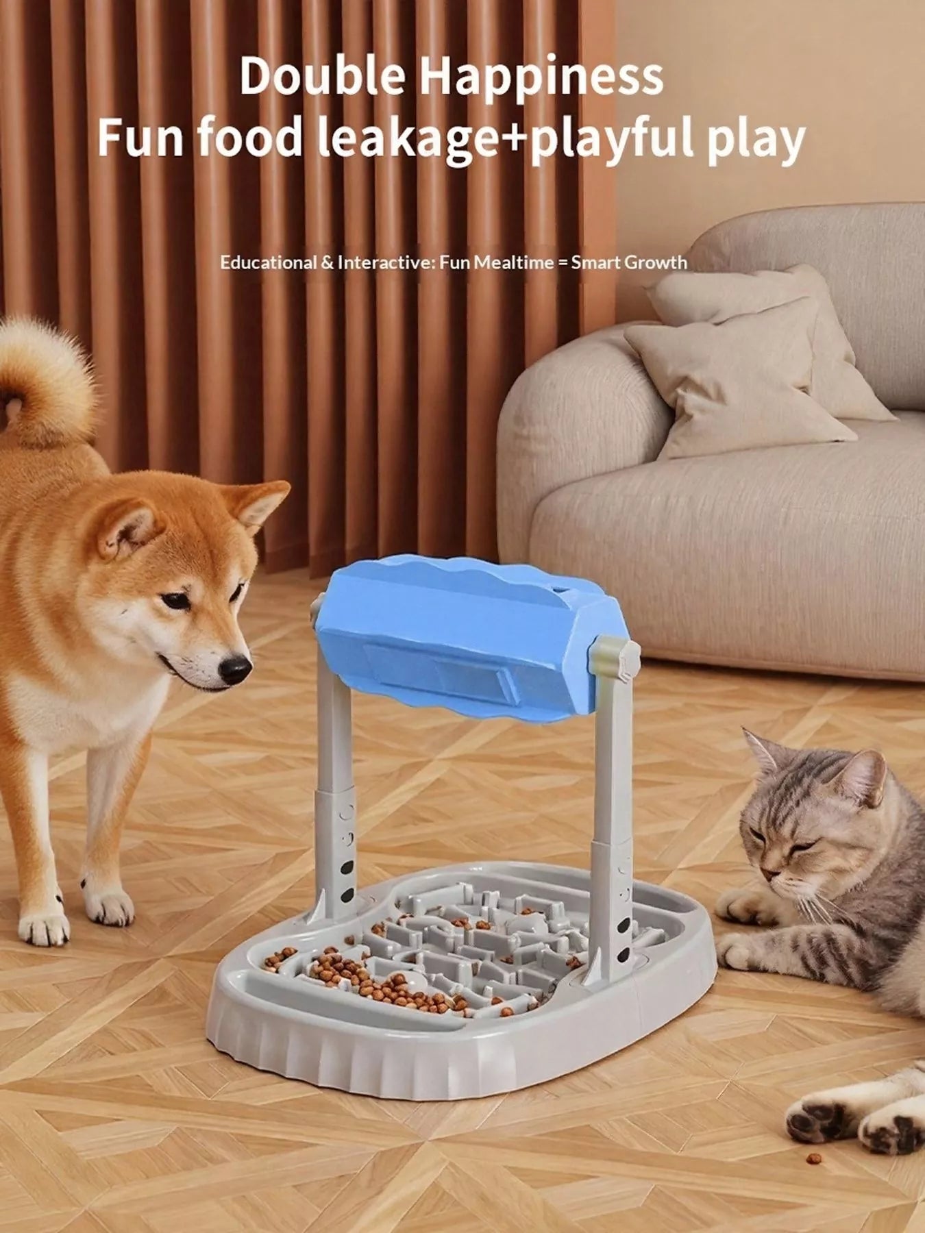 Adjustable Height Pet Feeding Station