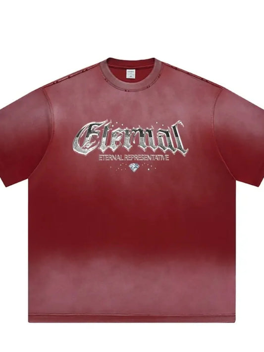 Men's Graphic Round Neck Short Sleeve T-Shirt