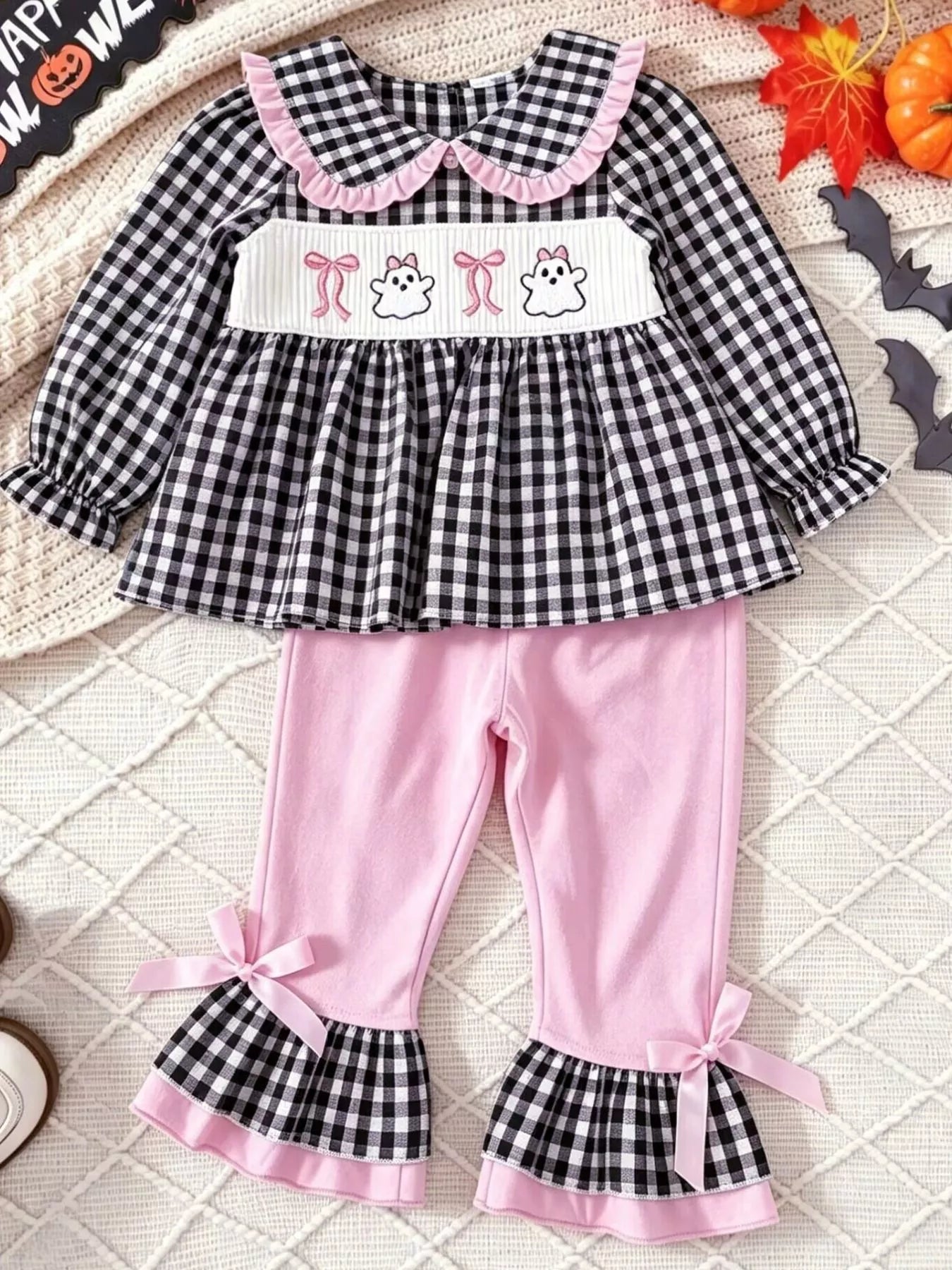 Children's Ghost Long Sleeve Top and Pants Set